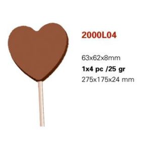2000L04 Bonbon forma nyalóka szív 4x25gr
