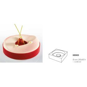 KE003 Pavocake tortaforma 180x60mm