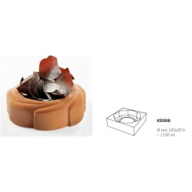 KE006 Pavocake tortaforma 180x55mm