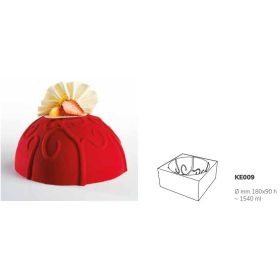 KE009 Pavocake tortaforma 180x90mm
