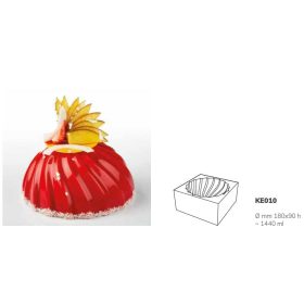KE010 Pavocake tortaforma 180x90mm