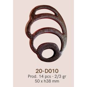 20-D010 Csokoládé sablon 14db/forma