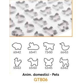GTB06 Kiszúró keret állatos 60x40cm
