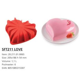 SFT211 Szilikon forma LOVE