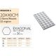 MIGNON A003 Mignon forma hexagon 32db/f