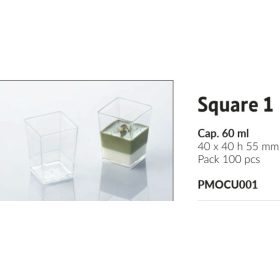 PMOCU001 Pohár desszerthez 60ml 100db/cs