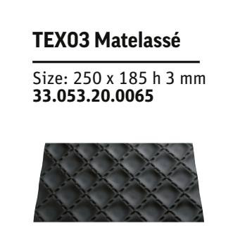 TEX03 Szilikon mintázó 250x186mm Matelas