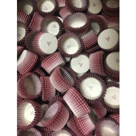 Kapszli kerek fehér bordócsíkos 30x18mm 2000db/# 6503