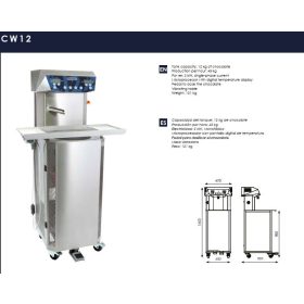 CW12 Csokoládé temperálógép 12kg