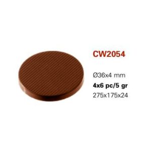 2054 Bonbon forma tallér 5gr o36x4mm