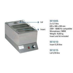 M1015 Melegentartóhoz tégely tető 5,7L