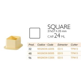 TPM5 Mignon kiszúró négyzet