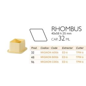 TPM6 Mignon kiszúró rombusz