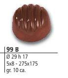 Art. 99B  Bonbon forma 29x17mm 10gr.