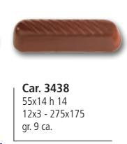 Car. 3438  Bonbon forma 9gr.