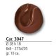 Car. 3047  Bonbon forma 10gr.