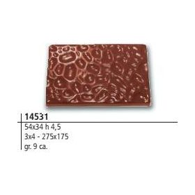 Art. 14531  Bonbon forma táblás 54x34x4,5mm  9gr.