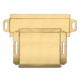 Papírtálca arany CB-3  7,5x32x2,5 cm 100db/cs