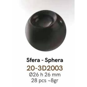 20-3D2003 Bonbon forma 3D gömb 26mm
