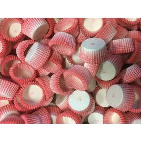 Kapszli kerek fehér rózsaszíncsíkos 30x18mm 2000db/#