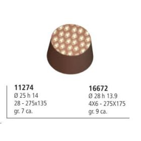 Art. 11274  Bonbon forma mágneses 25x14mm