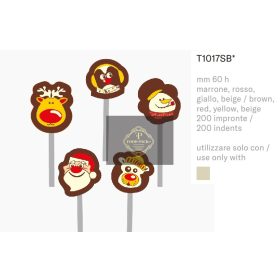 T1017 Csokoládé nyalókaforma 50mm