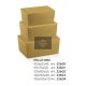 33602 Bonbon doboz pelle oro ballottini