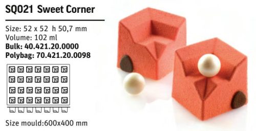 SQ021 Szilikon forma SWEET CORNER