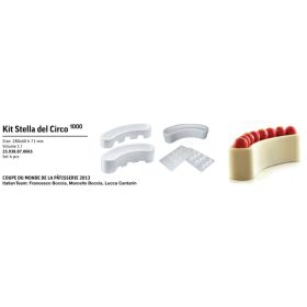 Stella del circo 270/50x50mm Szilikon forma
