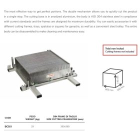 BCD/I Húros vágó asztal dupla