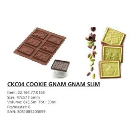 CKC04  Szilikon csokiskeksz  formázó