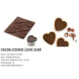 CKC06  Szilikon csokiskeksz  formázó