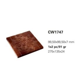 1747 Bonbon forma 91gr 99,5x99,5x7mm