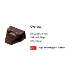 1763 Bonbon forma 9,5gr 34x29,5x14mm