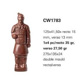 1783 Bonbon forma kinai katona 62,5gr 125x41,5x 28mm