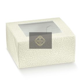 115147 Süteményes doboz pelle bianco PRAT C/F
