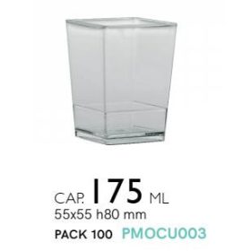 PMOCU003 Pohár desszerthez175ml 100db/cs SQUARE3