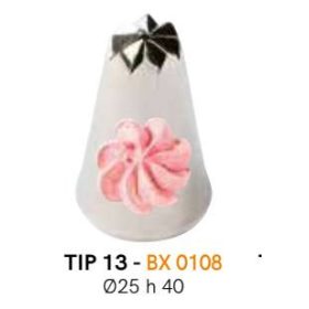 BX0108 Csővég 13mm