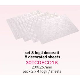 30TCDECO1K Mintázó lap semifeddo 8db/cs