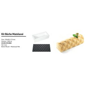 KIT MATELASSÉ Sziikon tortamintázó szett