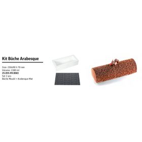 KIT ARABESQUE Szilikon tortamintázó szett