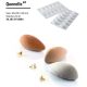 QUENELLE24 Szilikon forma fehér63X29X28mm SF187