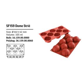 SF159 Szilikon forma DOME STRIÉ