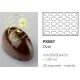 PX067 Szilikon forma 55x50x43mm 25db/forma Oval