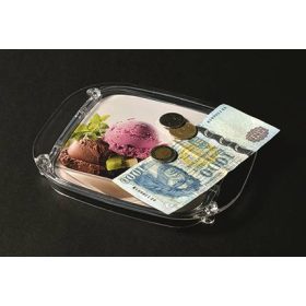 Plexi Pénzátadó tálca