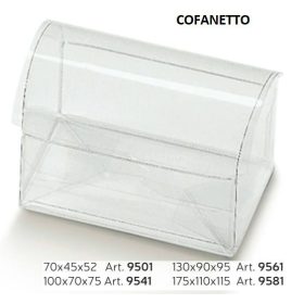 9501 Bonbon doboz trasparente cofanetto