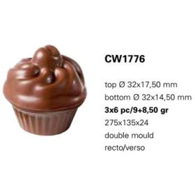 1776 Bonbon forma muffin 9+8,50gr