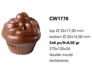 1776 Bonbon forma muffin 9+8,50gr