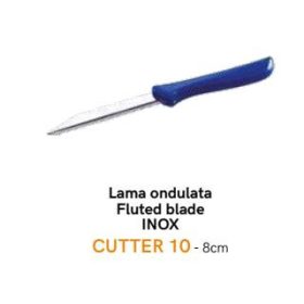 CUTTER10 Kés hullámos kék