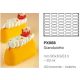 PX068 Szilikon forma 90x30x53mm 40db/forma Gianduiotto